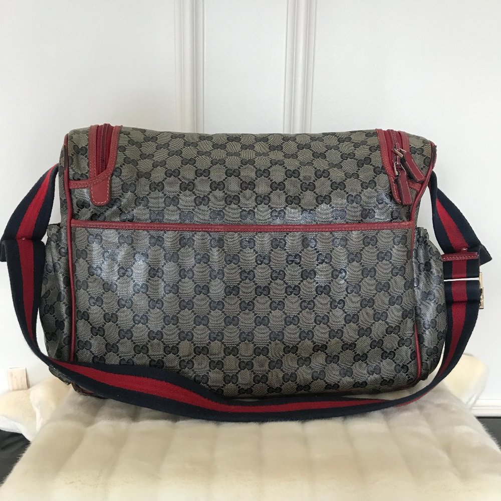 Gucci Diaper Bag, gender neutral blue and red USED - Picture 5 of 8